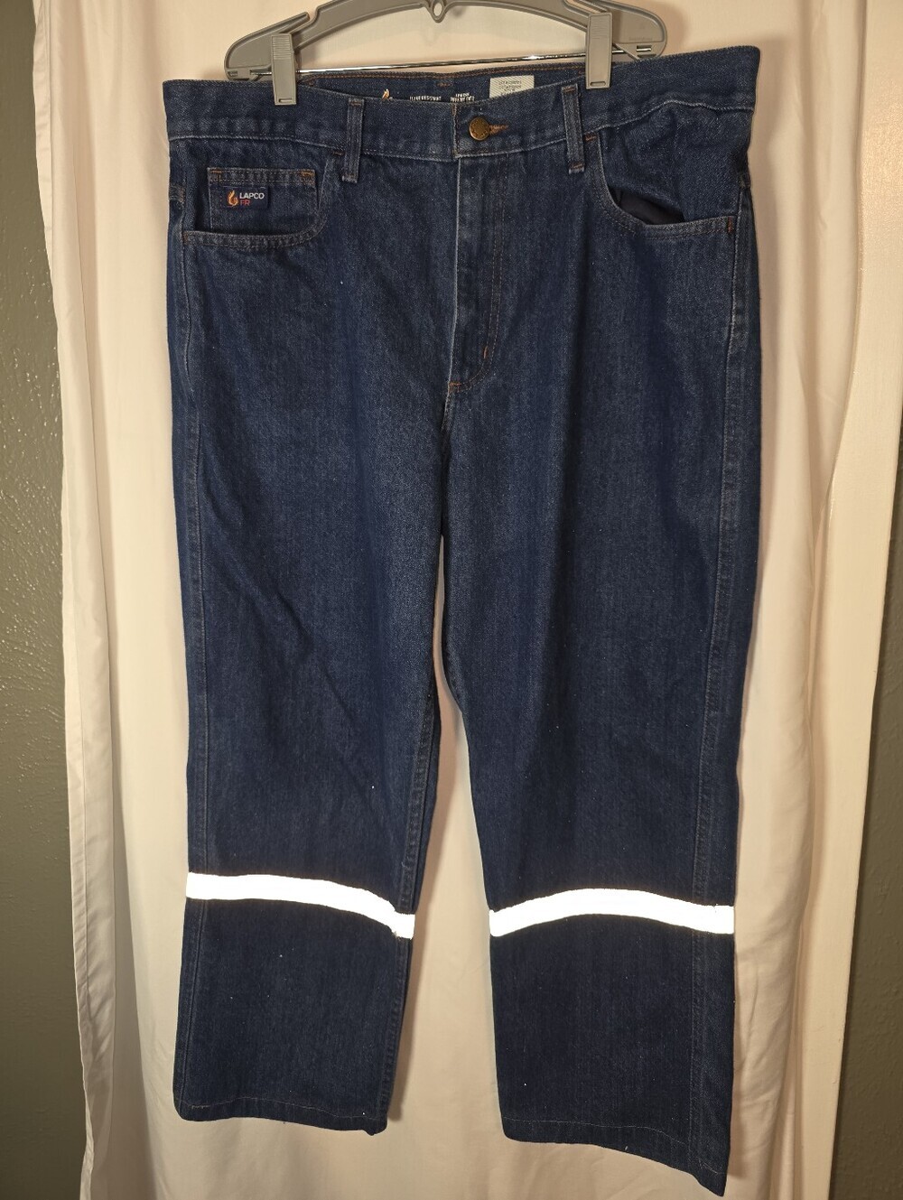 Lapco FR Flame Resistant Jeans Size 38 Relaxed Fit Work Pants CAT 2